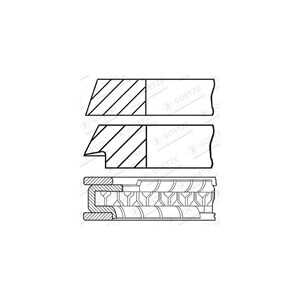 Kolvringar, kit, porsche 924, 944, 94410390100, 94410397300