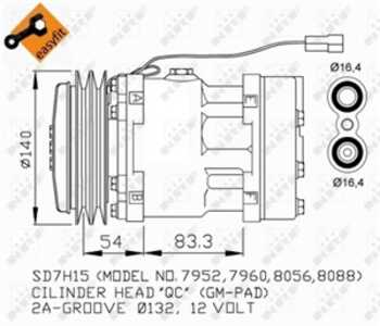 Kompressor, klimatanläggning, audi a4 b6, honda civic hatchback vii, opel astra h kombi, toyota avensis, avensis kombi