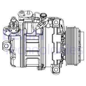 Kompressor, klimatanläggning, bmw, 64509180549, 64526961621