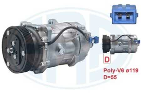 Kompressor, klimatanläggning, audi,ford,seat,skoda,vw, 1067111, 1H0 820 803 D, 1H0 820 803 E, 7340657, 7M0 820 803 D, 7M0 820 8