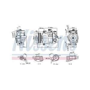 Kompressor, klimatanläggning, audi q5, q5 sportback, porsche macan, 80A816803, 9A7816803, 9A781680300