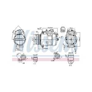 Kompressor, klimatanläggning, bmw 3 [e90], 3 cabriolet [e93], 3 coupé [e92], 3 touring [e91], 64526924792