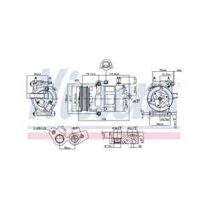 Kompressor, klimatanläggning, ford, 1770253, 1827895, 2011501, 2026598, 2355740, BK2119D629AC, BK2119D629AD, BK2119D629AE, BK21