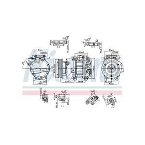 Kompressor, klimatanläggning, kia sorento iii, 97701C6500