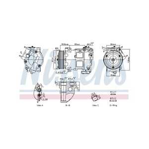 Kompressor, klimatanläggning, citroën,ds,opel,peugeot, 1624809880, 9806029580, 9823097580