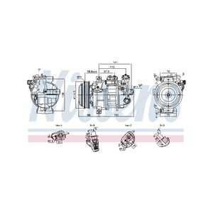 Kompressor, klimatanläggning, mercedes-benz, 0008304202, 000830420280, A0008304202, A000830420280