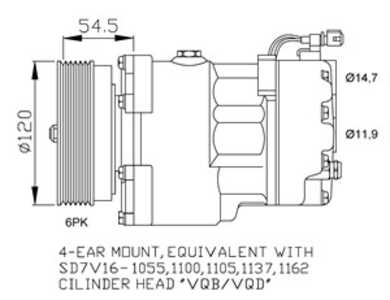 Kompressor, klimatanläggning, ford,seat,vw, 1067111, 1H0820803D, 1H0820803DX, 1H0820803E, 1H0820803F, 357820803Q, 7340657, 7M08