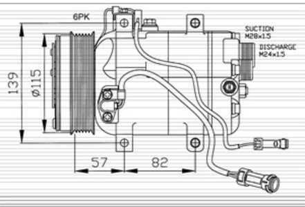 Kompressor, klimatanläggning, audi 100 c4 avant, 100 c4 sedan, a6 c4, a6 c4 avant, a8 d2, v8, 077260803AB, 077260803AC, 0772608