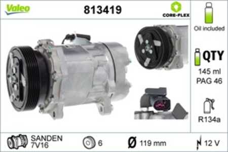 Kompressor, klimatanläggning, ford,seat,vw, 1458685, 7H0820803C, 7H0820803D, 7H0820803F, 7M3820803, 7M3820803BX, 7M3820803C