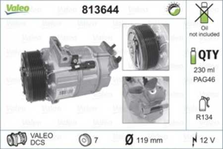 Kompressor, klimatanläggning, opel,renault,vauxhall, 4432039, 7711368772, 8200454172, 93161916