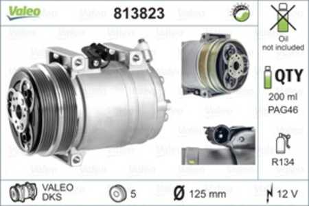 Kompressor, klimatanläggning, ford,volvo, 1388316, 1466258, 1476878, 1673990, 30761390, 36000029, 36000316, 36000570, 3M5H19D62