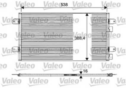 Kondensor, klimatanläggning, Fram, dacia,renault, 8200182361, 8200557066, 8671017607