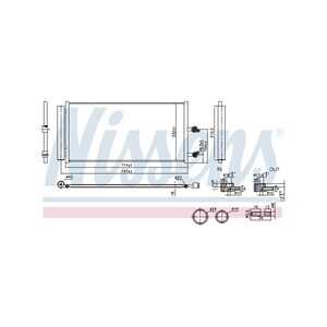 Kondensor, klimatanläggning, polestar polestar 1, volvo s60 iii, s90 ii, v60 ii, v90 kombi ii, xc60 ii, 31410893, 31684307, 322