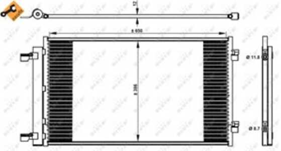 Kondensor, klimatanläggning, opel astra k, astra k sports tourer, 0060602145, 39010376, 39131675, 60602145