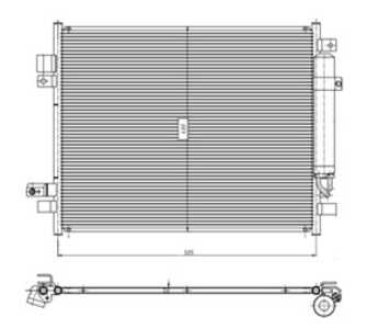 Kondensor, klimatanläggning, nissan note, 0504013931, 0504017209, 504013931, 504017209, 504029725, 921003VD1A