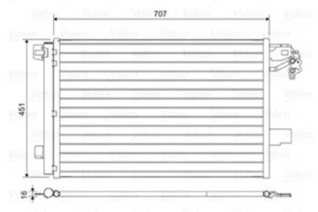 Kondensor, klimatanläggning, vw multivan v, transporter buss v, transporter flak/chassi v, transporter skåp v, 7E0820411B, 7E08