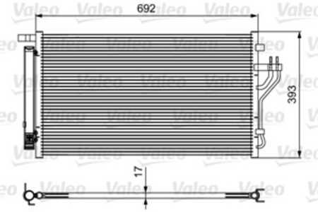 Kondensor, klimatanläggning, hyundai ix35, kia carens iv, sportage iii, 976062Y500, 97606-2Y500