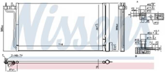 Kondensor, klimatanläggning, ford, 1857751, 2010808, EJ7Z19712B, F1F119710CA, F1F119710CB, F1F119710EA