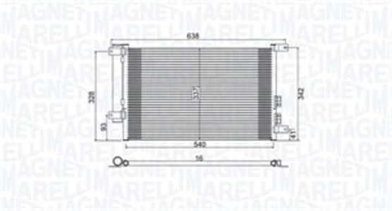 Kondensor, klimatanläggning, alfa romeo 147, 156, 156 sportwagon, gt, 46814850, 50506520, 50506568, 60668109, 60679629, 60694667