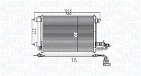 Kondensor, klimatanläggning, audi,seat,skoda,vw, 1K0.820.411D, 1K0.820.411E, 1K0.820.411F, 1K0.820.411G, 1K0.820.411H, 1K0.820.