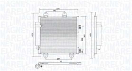 Kondensor, klimatanläggning, citroën c1, peugeot 107, toyota aygo, 6455EE, 6455EF, 884500H010, 88450-0H010, 884500H020, 88450-0