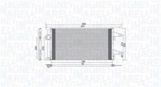 Kondensor, klimatanläggning, citroën,fiat,peugeot, 1344098080, 1361236080, 1371428080, 1391281080, 1610136780, 1623816180, 5318