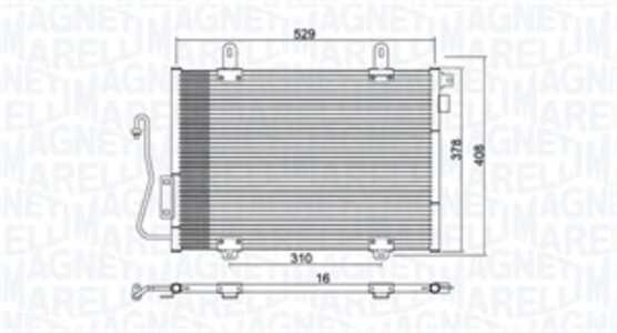 Kondensor, klimatanläggning, renault clio ii, clio skåp/halvkombi ii, 7700414103, 8660002513, 8671017596