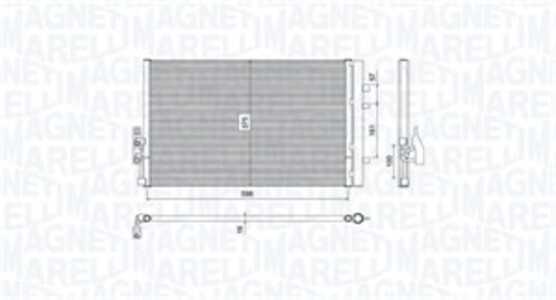 Kondensor, klimatanläggning, bmw x3 [e83, f25], x4 [f26], 6453.9.216.143, 64539216143, 9.216.143, 9216143