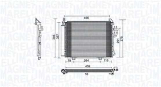 Kondensor, klimatanläggning, hyundai i10 i, 976060X000, 97606-0X000, 976060X010, 97606-OX000