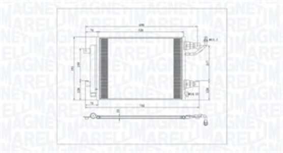 Kondensor, klimatanläggning, mitsubishi colt vi, colt czc cabriolet vi, smart forfour, 4548300070, A4548300070, MR568975