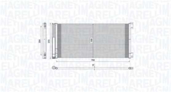 Kondensor, klimatanläggning, fiat talento flak/chassi, opel vivaro b skåp, renault trafic skåp iii, vauxhall vivaro b skåp, 442