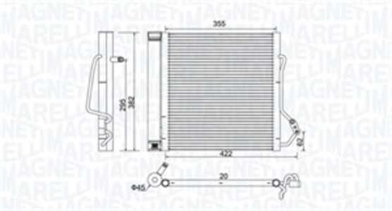 Kondensor, klimatanläggning, smart cabrio, city-coupe, crossblade, fortwo cabrio, fortwo coupé, 0001632V003, 0001632V004, Q0001