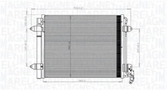 Kondensor, klimatanläggning, vw tiguan, 5N0820411C, 5N0820411D, 5N0820411E