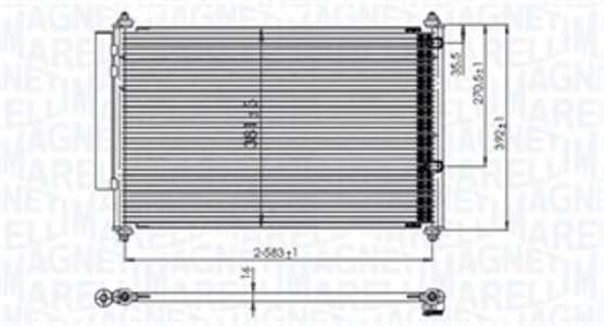 Kondensor, klimatanläggning, toyota yaris, 884600D220