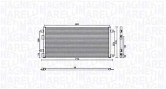 Kondensor, klimatanläggning, iveco daily flak/chassi iii, daily flak/chassi iv, daily skåp iii, daily skåp iv, 504022601