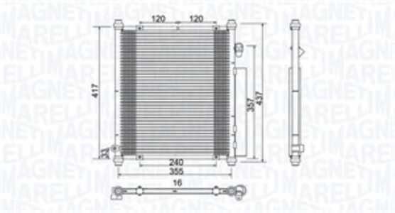 Kondensor, klimatanläggning, honda jazz ii, 80110SAA003, 80110-SAA-003, 80110SAA305, 80110SAAJ01