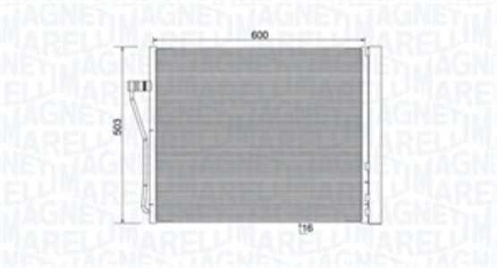 Kondensor, klimatanläggning, bmw 7 [f01, f02, f03, f04], 6450.9.149.390, 64509109724, 64509149390, 64509255984, 64509389418, 64