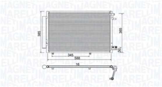 Kondensor, klimatanläggning, ford fiesta vi, fiesta van vi, 1513108, 1521951, 1526277, 1787028, 1787029, 8V5119710BB, 8V5119710