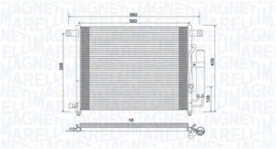 Kondensor, klimatanläggning, chevrolet aveo / kalos halvkombi, aveo / kalos sedan, daewoo kalos, 96469289, 96539634, 96539635, 