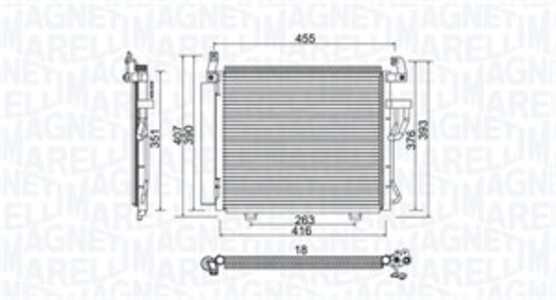 Kondensor, klimatanläggning, hyundai i10 i, 976060X200, 97606-0X200