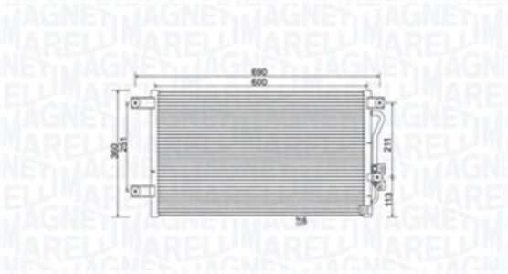 Kondensor, klimatanläggning, mitsubishi l200, pajero sport i, 7812A035, MR190809, MR360415, MR398788