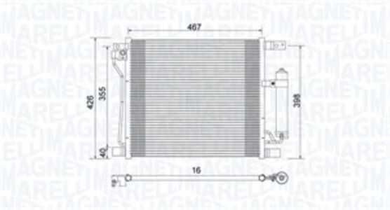 Kondensor, klimatanläggning, nissan juke, 921103DD0A, 92110-3DD0A