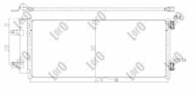 Kondensor, klimatanläggning, opel astra k, astra k sports tourer, 13475956, 39011385, 39131676