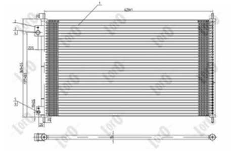 Kondensor, klimatanläggning, honda accord coupé vi, 80100384A10, 80100-S84-A00, 80110-S84-A00