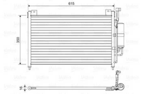 Kondensor, klimatanläggning, mazda 2, DF7161480A, DF71-61-480A, DF7161480B, DF71-61-480B, DF7161480C, DF71-61-480C, DFY16148ZA,