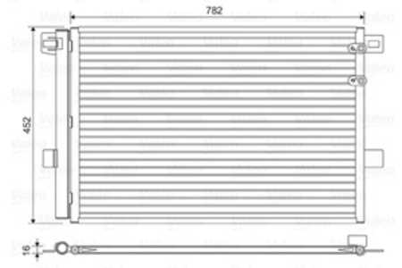 Kondensor, klimatanläggning, vw amarok, 2H0820411, 2H0820411A, 2H0820411B