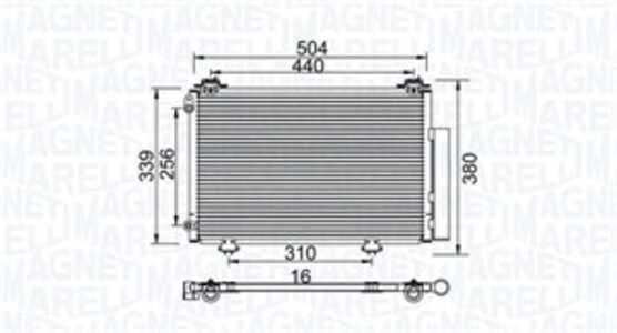 Kondensor, klimatanläggning, toyota yaris, yaris verso, 884500D020, 88450-0D020, 884500D021, 88450-0D021, 8846052020, 88460-520