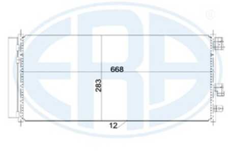 Kondensor, klimatanläggning, opel adam, corsa e, corsa e skåp/halvkombi, vauxhall adam, corsavan mk iv, 13 486 480, 18 50 742