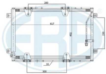 Kondensor, klimatanläggning, suzuki grand vitara i, grand vitara terrängbil öppen i, 95310-65D20, 95310-65D21, 95310-65D22