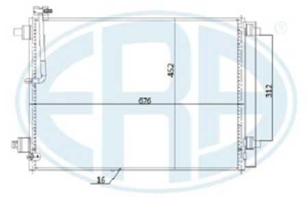 Kondensor, klimatanläggning, audi a8 d4, 4H0 260 403 F, 4H0 260 403 M